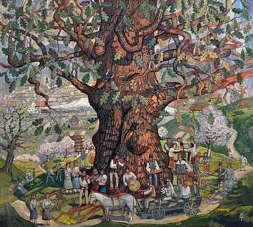"Dubrynytskyi oak", 2016