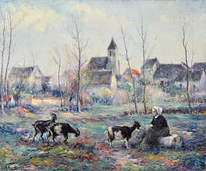  — "In the suburbs of Paris", 1920th