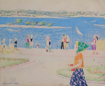 “On the embankment of Kyiv”, 1963
