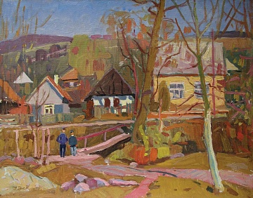 "Carpathian village", 1961