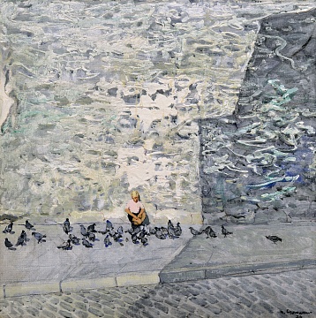 "In the city. Near the ancient walls", 1974