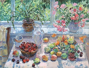 "At the window", 1977