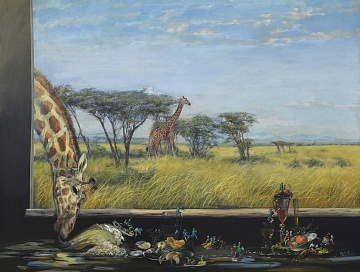 "Breakfast with the giraffes", 2016