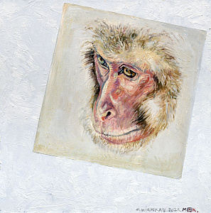 «Супрематическая композиция: белое на белом» (по мотиву одноименного произведения К. Малевича), 2021