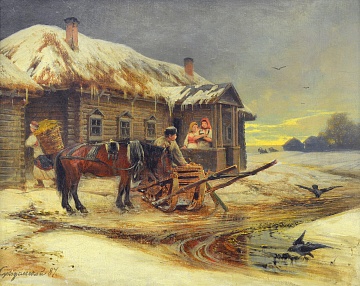 "At dawn", 1887
