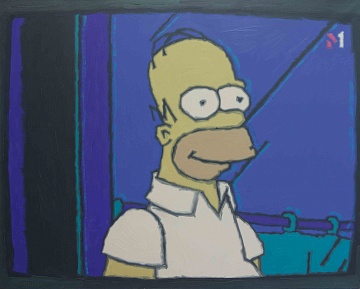 Homer Simpson, 2007, from the series “TV Realism”