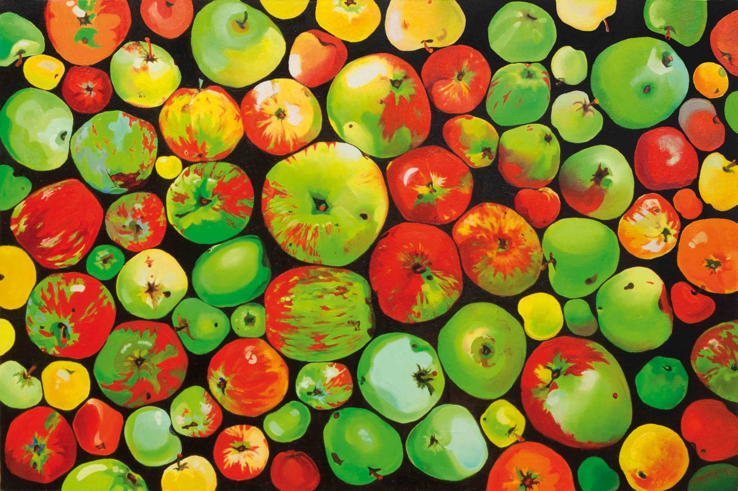 "Through the prism of apples", 2011