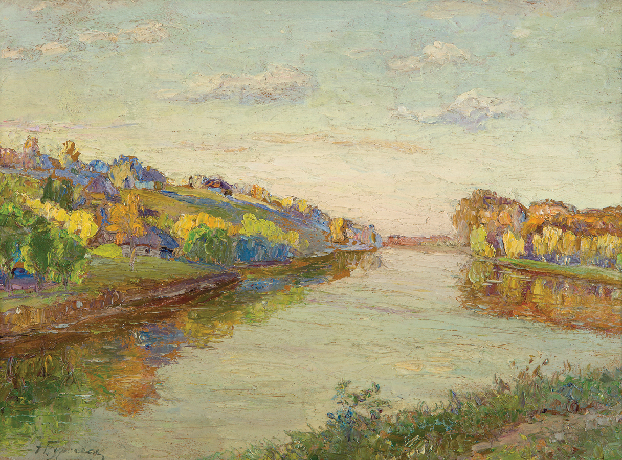 "Landscape with a River", 1920s