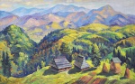 — "Carpathian landscape", 1970th