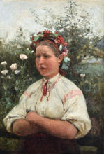  — "Portrait of a Ukrainian Woman", late XIX - early 20th c.