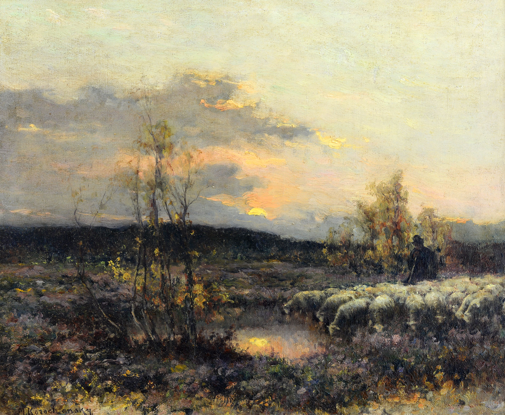  — "At sunset", 1920s