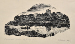  — "Ostroh Castle by the river Vilia", 1963