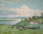  — "Сельский пейзаж", 1948