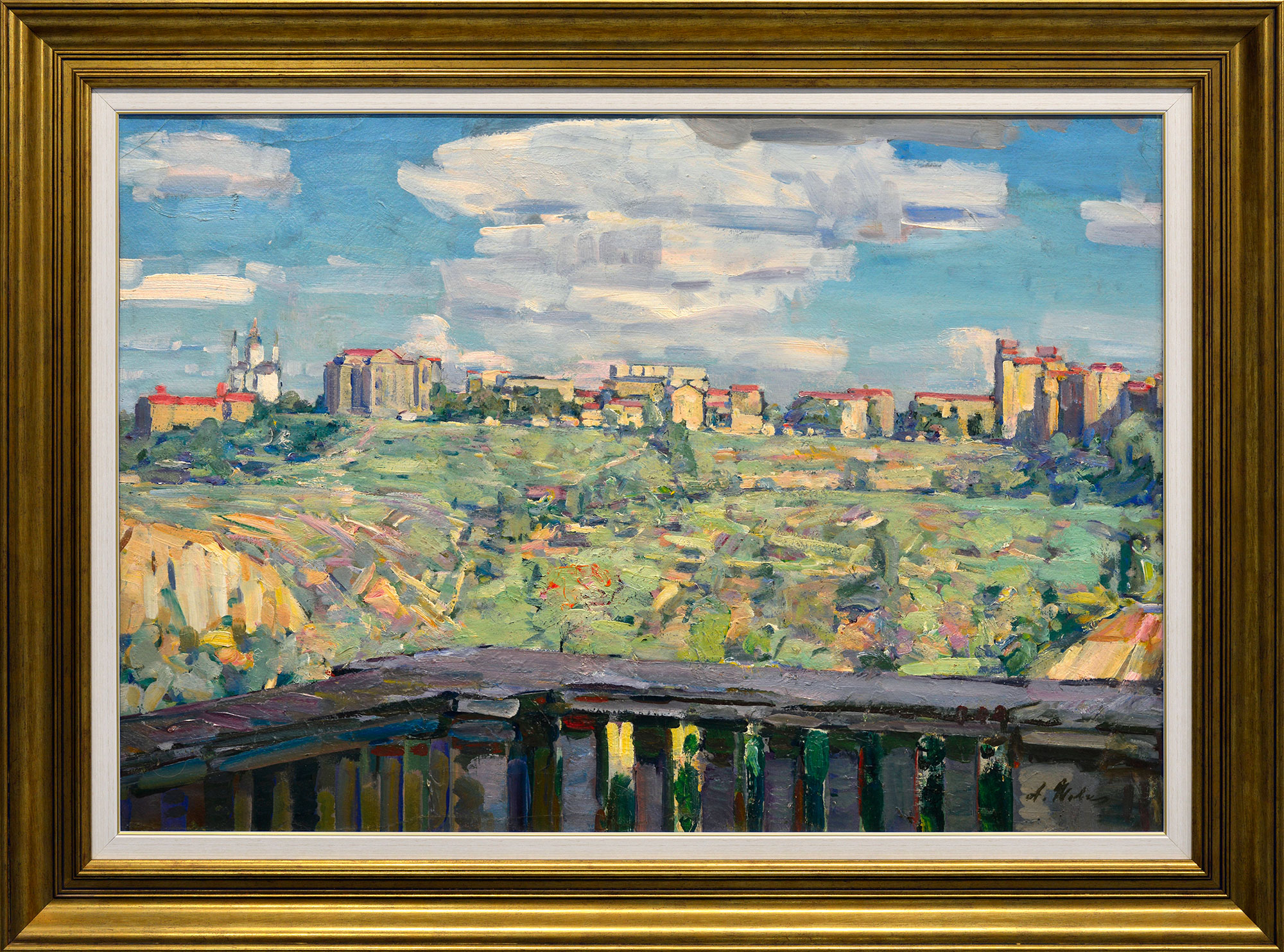 "Kyiv Landscape", 1960s - 2