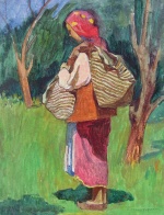  — «Гуцулочка с бесагами», 1948