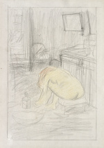 — "Woman at the toilet", about 1895
