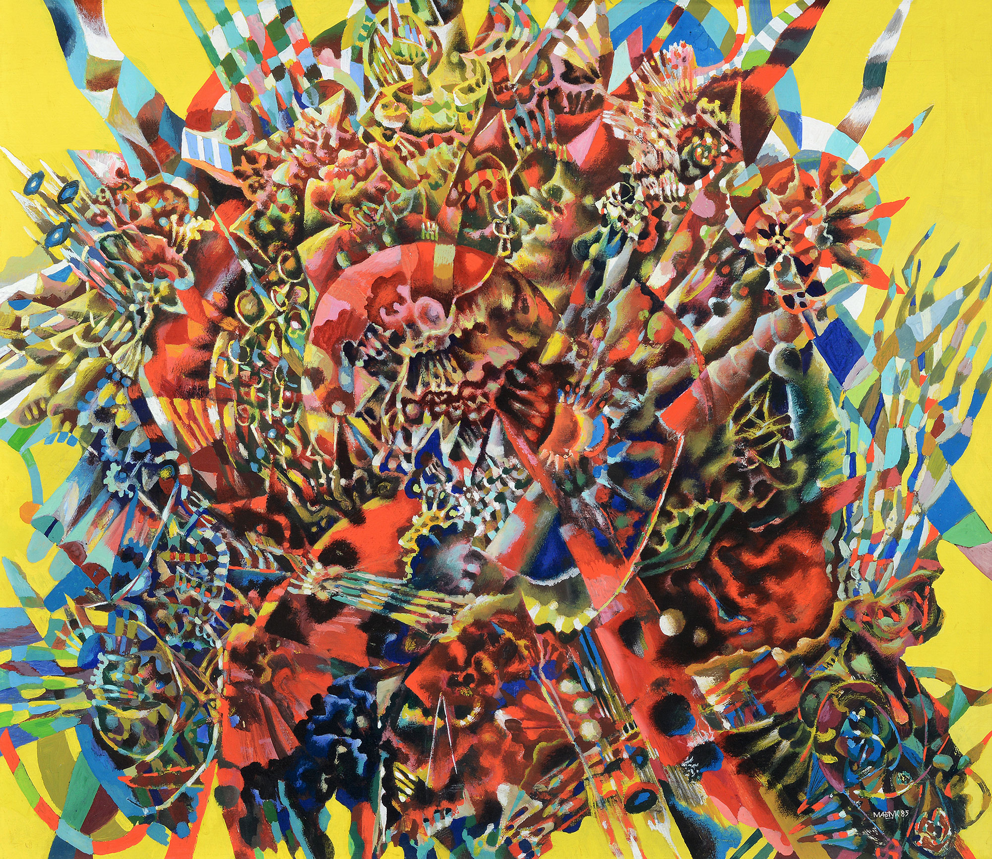 "Flowering planet", from the cycle "Blooming", 1985