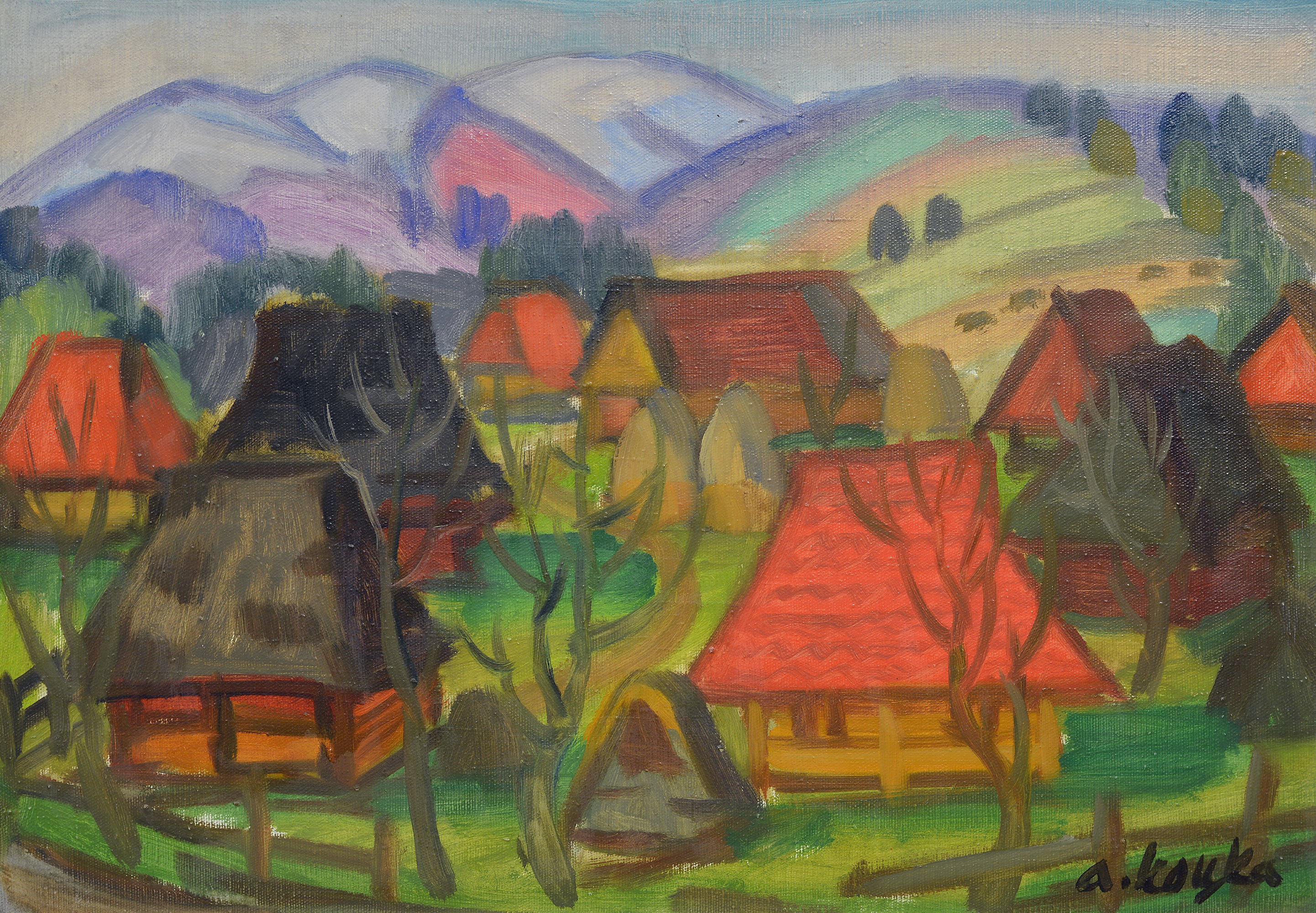 "Mountain Village", 1970s