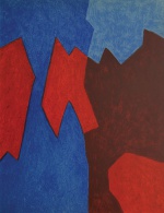  — "Composition: red and blue", 1968