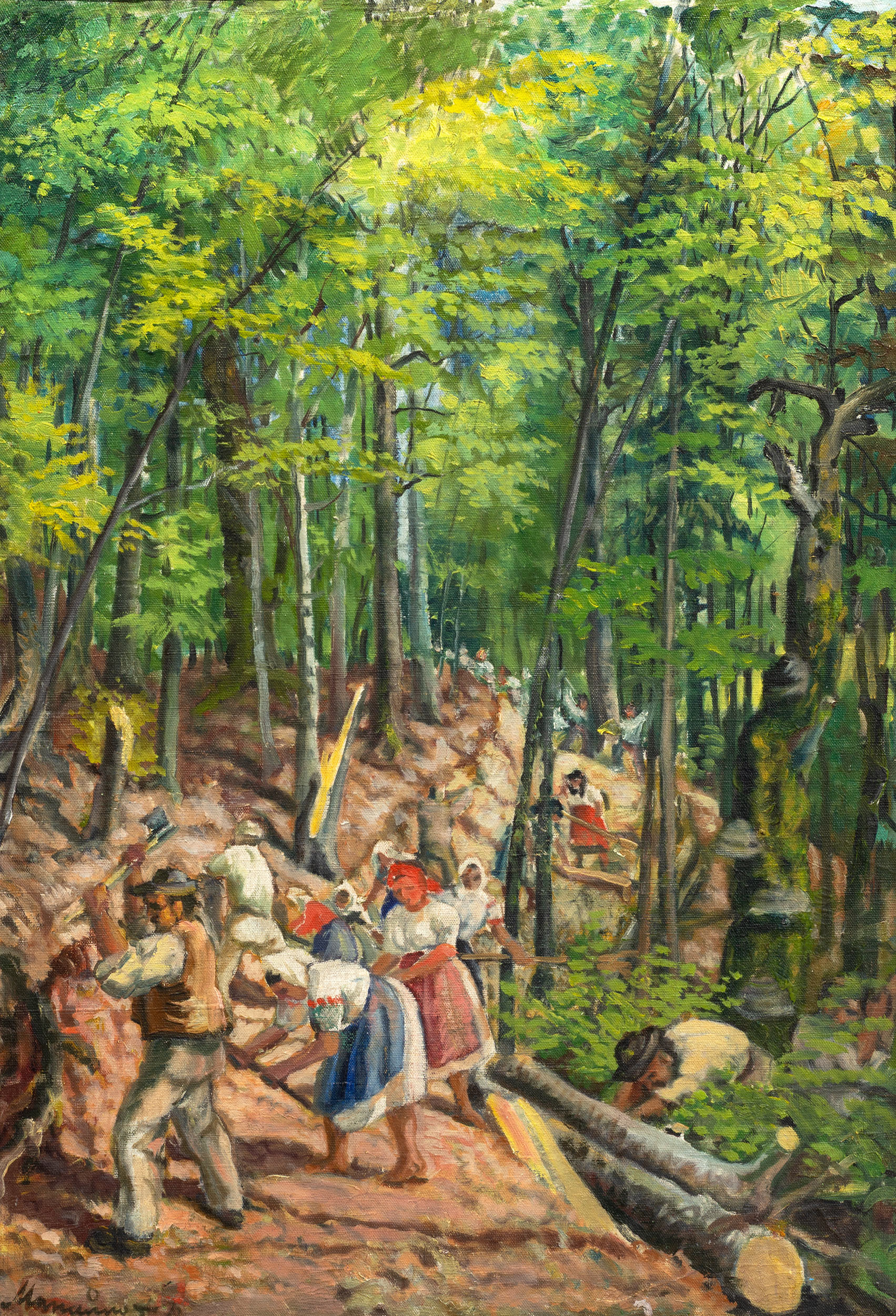  — "Forest Road", 1954