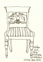  — Кресло, две единицы, 1800, вероятно «Lindome», стартовая цена: 800 шведских крон, Из проекта «Самый коммерческий проект», 2009