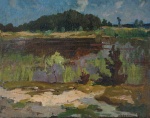  — "Tsjurupinsk Lake in the Wood", 1980