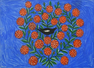 "Magpie in Flowers", 1968