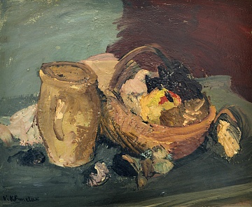"Still Life with Jug and Fruit", 1940th