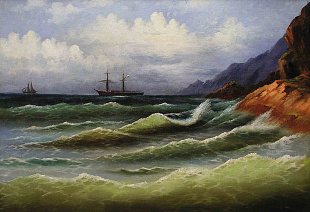 «Российские корабли на рейде у крымских берегов», 1910-е