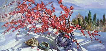 "Still life with Japanese quince", 1984
