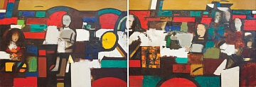 Diptych "Composition", 1996-1997