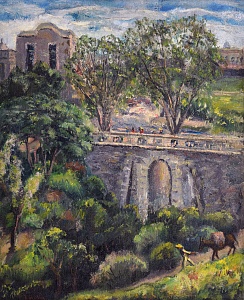 "The bridge in Cuernavaca» 1949