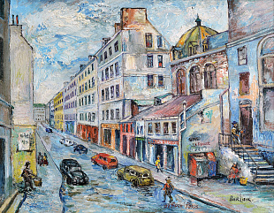 "Street St. Roch in Paris", 1950