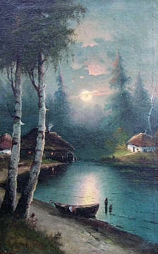 "Moonlight Night", 1900s