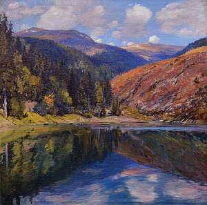"Lake Synevir", 1954