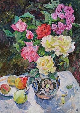 "Still life with roses", 1976
