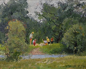 "Breakfast on the Grass", 1986