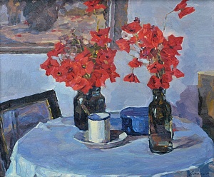 "Still Life with Poppies", 1970s