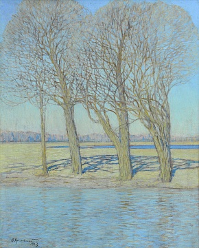 "Willows in spring", 1913