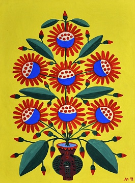 "Ukrainian flowers for small children let the girl grow up and be happy", 1990