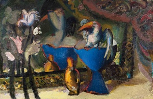 «Натюрморт с зеркалом», «J'aime Eva», 1964