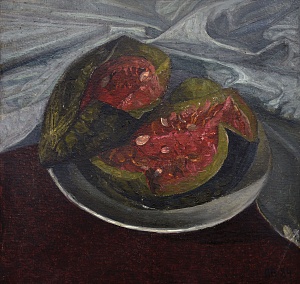 "Still life with a watermelon", 1984