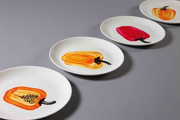 Plates "Peppers", 2011