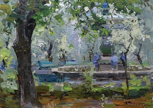 «Фонтан в Мариинском парке», 1950-е