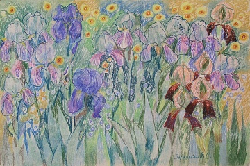 «Разговор цветов. Ирисы», 1992