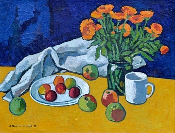 "Still Life with Flowers", 1977