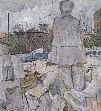 "Near the workshop", 1960s