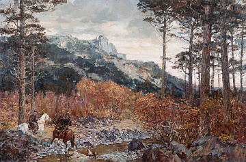 “November in the mountains. Return to the border", 1980