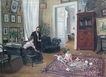 "The Artist's Family", late 19th c.