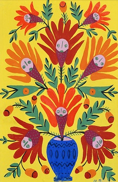 "Blue-eyed Flowers", 1988
